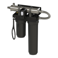 LUMINOR LB5-Z12 — LUMINOR Blackcomb 8 GPM Mini Rack w/ 10" Sediment & 20" Carbon Filters